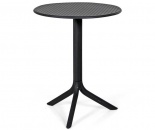 Черный стол пластиковый для кафе и дома недорого