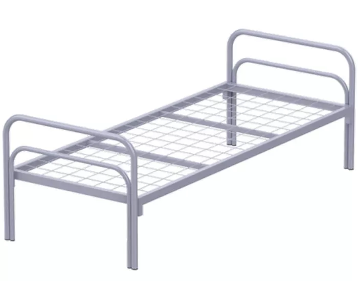 Кровать односпальная металлическая сетка купить недорого!
