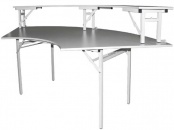 Складной двухуровневый стол для кейтеринга сегмент TMSKLSEG