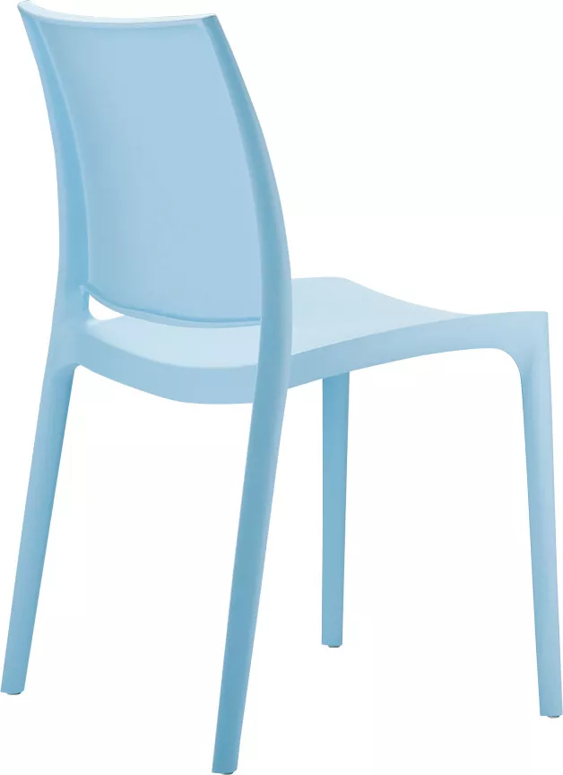 Стулья пластиковые складываются в стопки, светло-голубой Стулья пластиковые складываются в стопки, светло-голубой