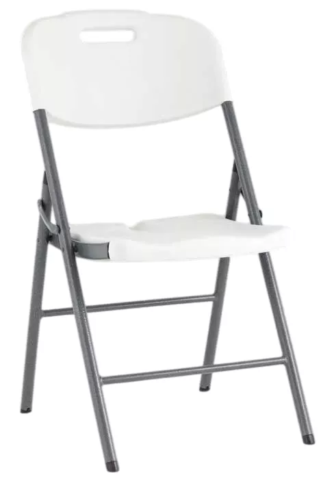 Стул складной со спинкой банкетный белый купить