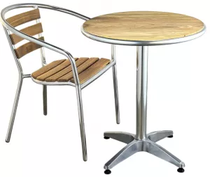 Комплект для уличного кафе, стол и 2 стула цвет на выбор