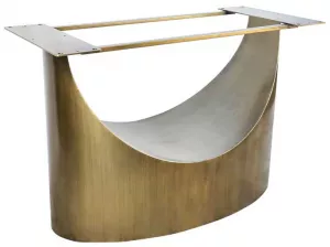 Подстолье металлическое для стола нержавейка, бронза