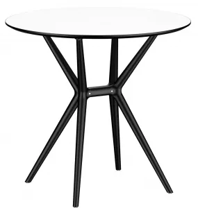 Стол пластиковый обеденный двухуровневый, красный