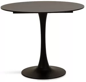 Стол для кафе из HPL круглый 70см, цвет серый мрамор