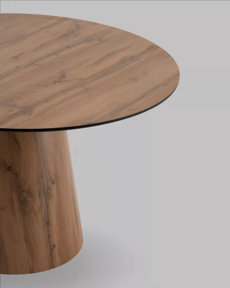 Стол круглый Стивенсон 120 столешница HPL дуб вотан Стол круглый Стивенсон 120 столешница HPL дуб вотан