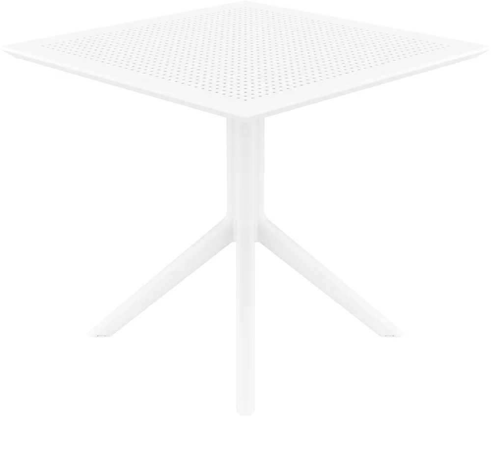 Квадратные пластиковые столы для кафе 80х80 см Турция, бежевый Квадратные пластиковые столы для кафе 80х80 см Турция, бежевый