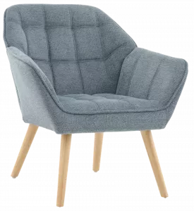 Дизайнерское мягкое кресло лаунж, серебристый