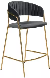 Полубарные стулья для кухни со спинкой купить недорого, черный