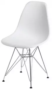 Белый пластиковый стул для кафе купить выгодно
