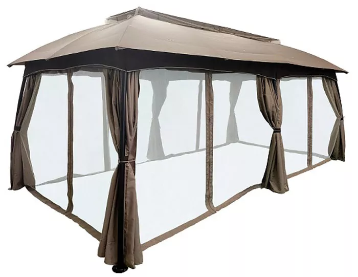 Беседка металлическая для дачи 3х6 м купить недорого!