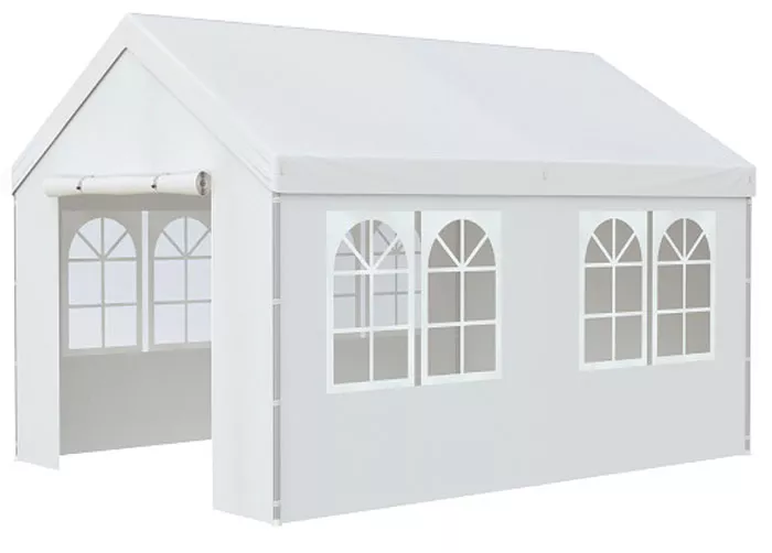 Беседка шатер для дачи 3х4 м