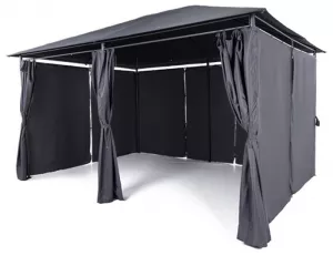 Садовый шатер 3х4,5 беседка быстросборная, черный