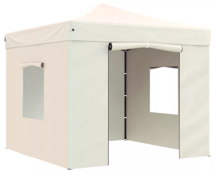 Шатер быстросборный тент 3х3 м полиэстер бежевый