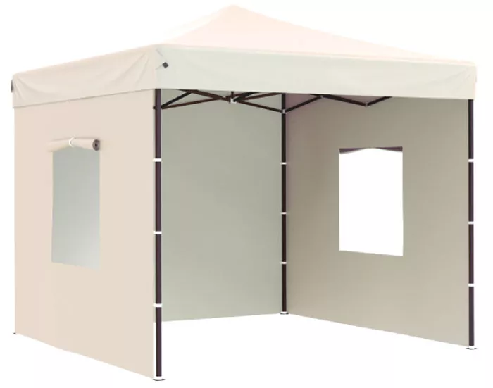 Шатер быстросборный тент 3х3 м полиэстер бежевый Шатер быстросборный тент 3х3 м полиэстер бежевый