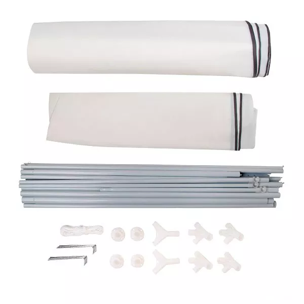 Белая беседка 3х4 из полиэстера Белая беседка 3х4 из полиэстера