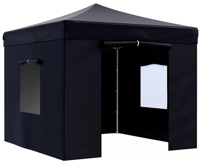 Шатер 3х3 м быстросборный, черный