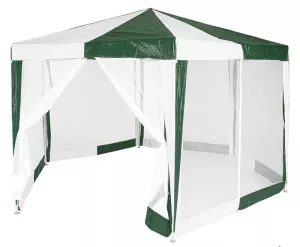 Садовый шатер 3х4 беседка для дачи, светло-коричневый