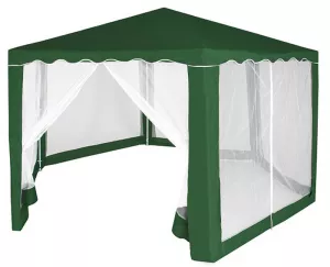 Садовый шатер 3х4 беседка для дачи, светло-коричневый