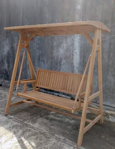 Качели деревянные из тика