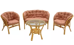 Мебель из натурального ротанга угловой диван купить