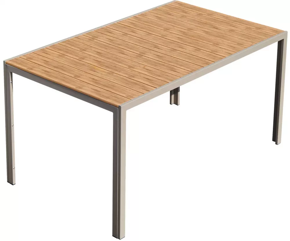 Пластиковый стол для кафе под тик на алюминиевом каркасе