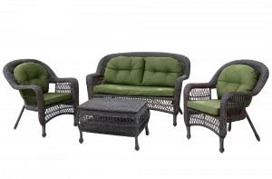 Плетеный комплект для отдыха из искусственного ротанга