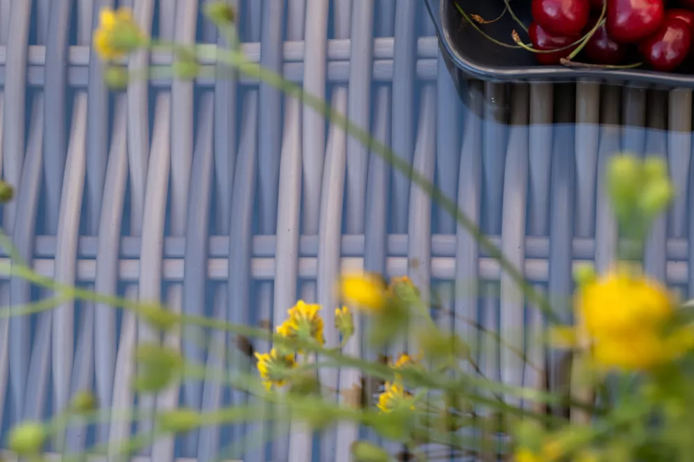 Мебель из искусственного ротанга лаунж-зона, цвет соломенный Мебель из искусственного ротанга лаунж-зона, цвет соломенный