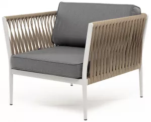 Кресло из ротанга искусственного, цвет бронзовый