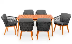 Большие обеденные комплекты искусственный ротанг для кафе