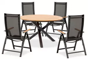 Уличая мебель из тика и алюминия комплект купить!