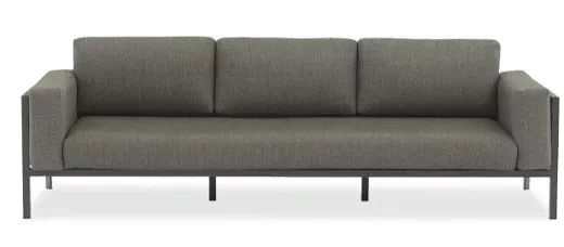 Алюминиевый уличный комплект для дачи, антрацит Алюминиевый уличный комплект для дачи, антрацит