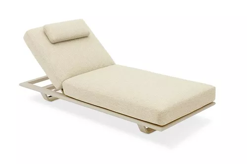 Комплект алюминиевых лежаков, бежевый Комплект алюминиевых лежаков, бежевый