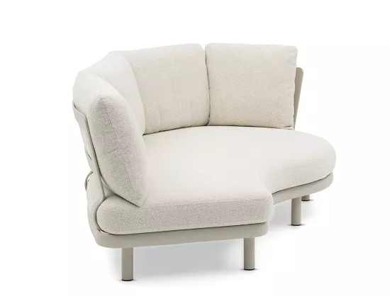 Комплект для отдыха на металлокаркасе, бежевый Комплект для отдыха на металлокаркасе, бежевый