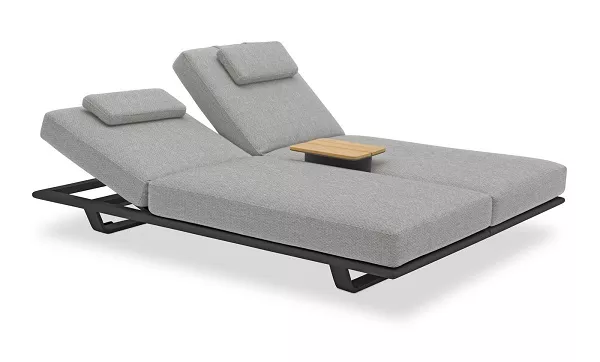 Комплект лежаков из алюминия, антрацит