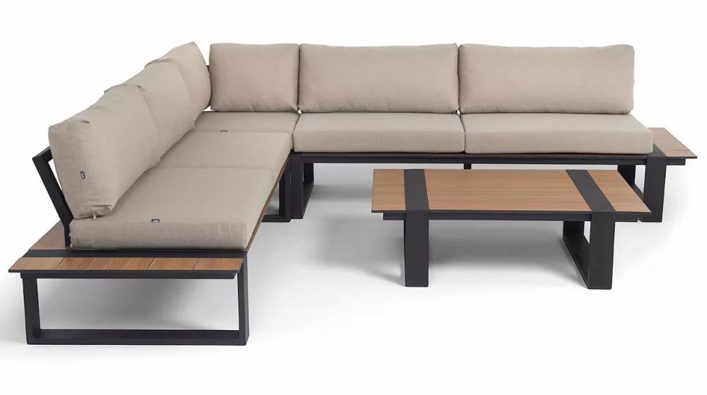 Модульная лаунж-зона из алюминия, цвет бежевый. Купить! Модульная лаунж-зона из алюминия, цвет бежевый. Купить!