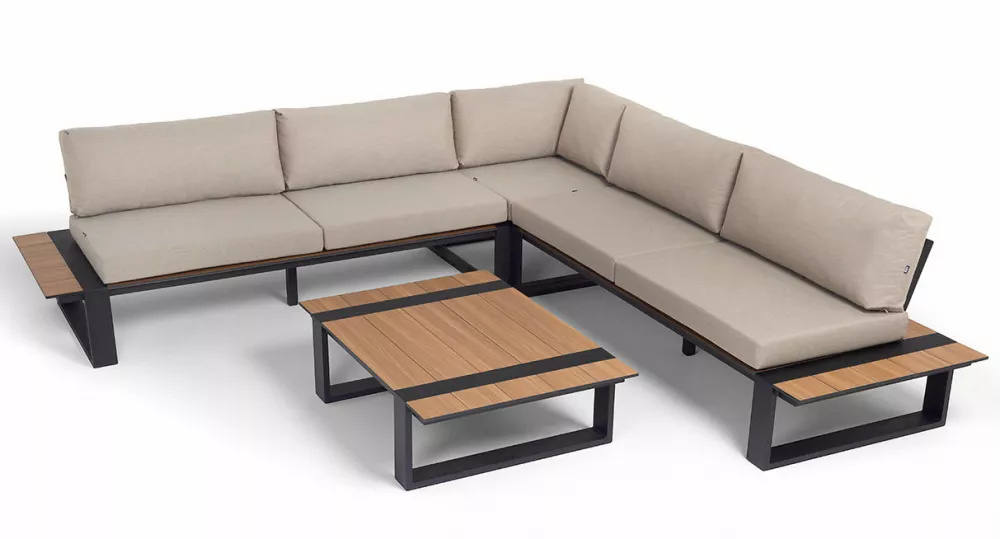 Модульная лаунж-зона из алюминия, цвет бежевый. Купить! Модульная лаунж-зона из алюминия, цвет бежевый. Купить!