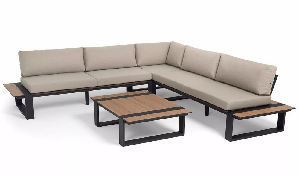 Модульная лаунж-зона из алюминия, цвет бежевый. Купить! Модульная лаунж-зона из алюминия, цвет бежевый. Купить!