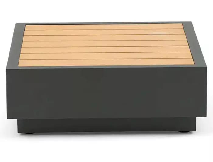 Премиальная уличная мебель из алюминия и тика для террасы Премиальная уличная мебель из алюминия и тика для террасы