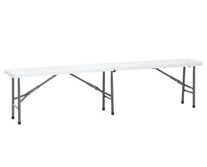 Пластиковая складная скамейка-чемодан купить 180 см