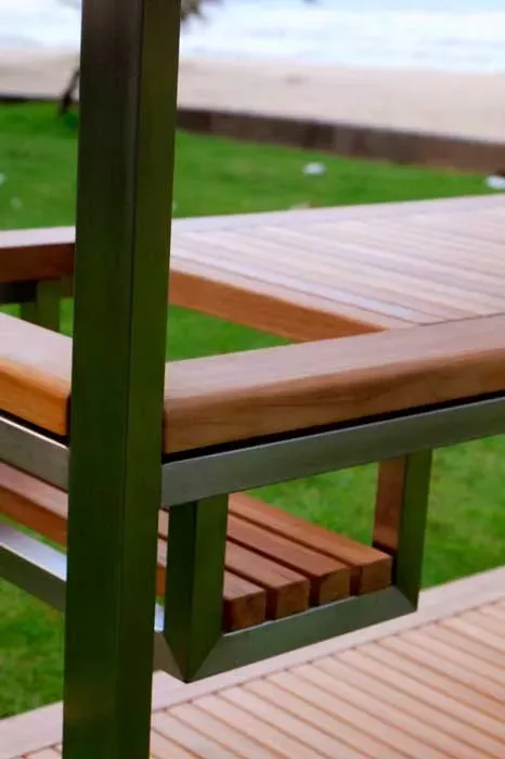 Сервировочный стол для улицы из тика тележка купить недорого Сервировочный стол для улицы из тика тележка купить недорого