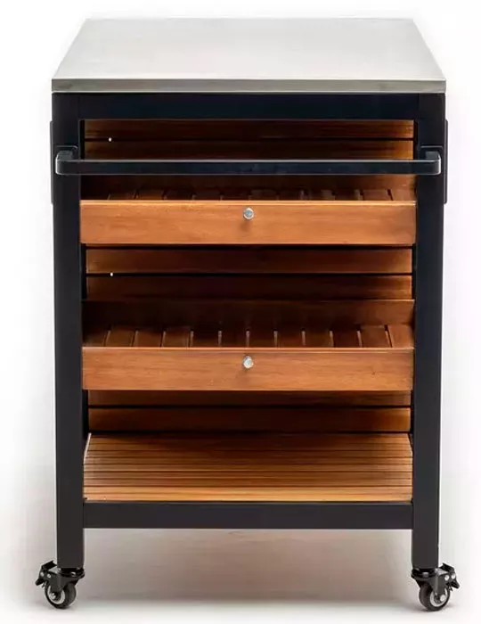 Стол сервировочный тележка из акации с колесами. Купить! Стол сервировочный тележка из акации с колесами. Купить!