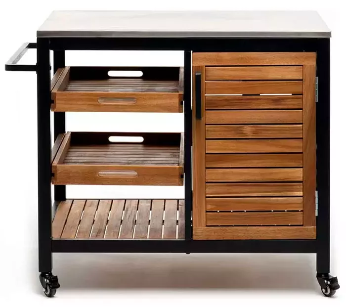 Стол сервировочный тележка из акации с колесами. Купить! Стол сервировочный тележка из акации с колесами. Купить!