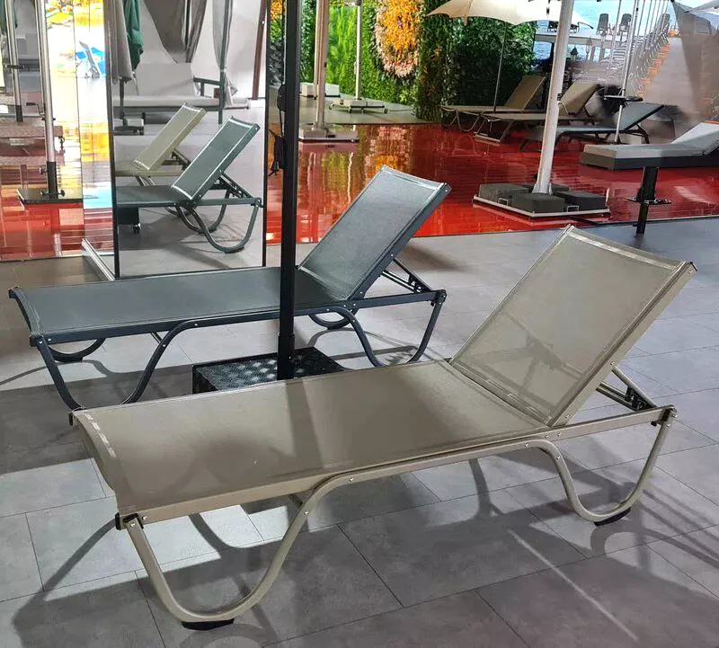 Лежак из алюминия с текстиленом Турция. Выгодно купить! Лежак из алюминия с текстиленом Турция. Выгодно купить!