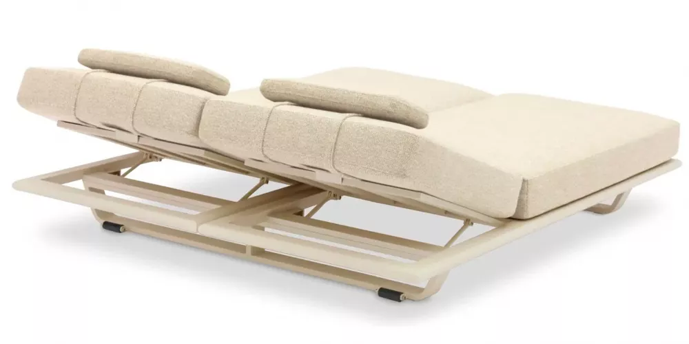 Лежаки из алюминия и тика для 2-х комплект. Премиум! Лежаки из алюминия и тика для 2-х комплект. Премиум!