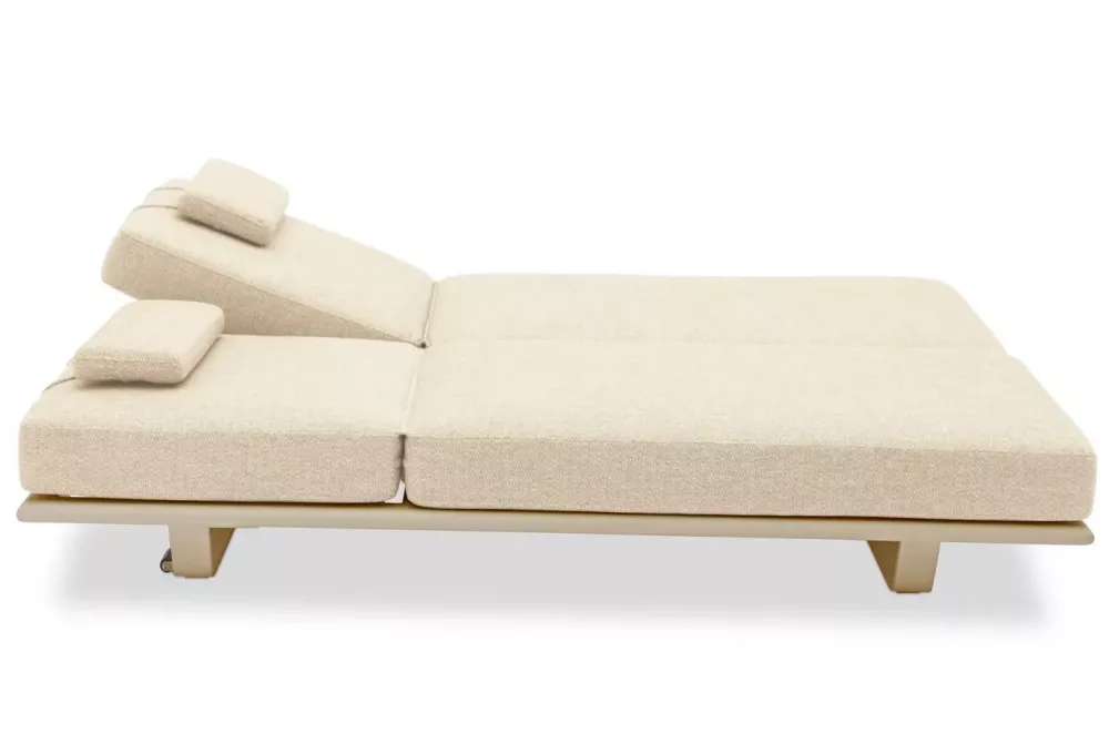 Лежаки из алюминия и тика для 2-х комплект. Премиум! Лежаки из алюминия и тика для 2-х комплект. Премиум!