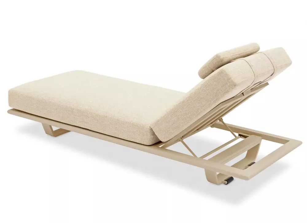 Лежаки из алюминия и тика для 2-х комплект. Премиум! Лежаки из алюминия и тика для 2-х комплект. Премиум!