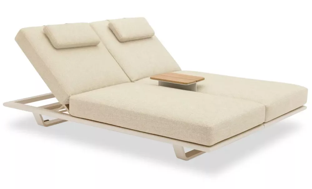 Лежаки из алюминия и тика для 2-х комплект. Премиум! Лежаки из алюминия и тика для 2-х комплект. Премиум!