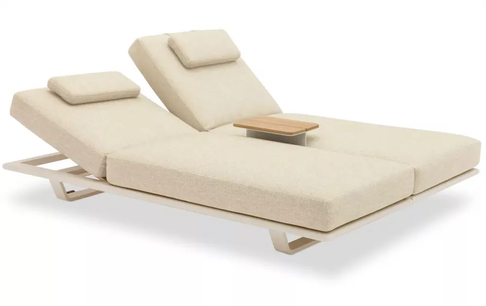 Лежаки из алюминия и тика для 2-х комплект. Премиум! Лежаки из алюминия и тика для 2-х комплект. Премиум!