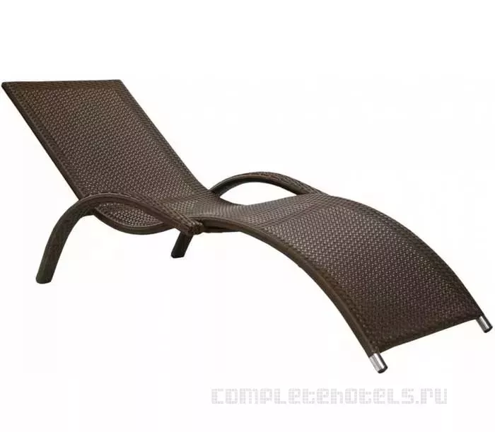 Шезлонги волной из искусственного ротанга купить